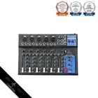 Depusheng HT7 Bluetooth Portable Audio Mixer W/USB DJ Sound Mixing Console MP3
