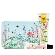 Heathcote & Ivory Busy Bees Honey Hand Cream & Lip Balm Tin Gift Set