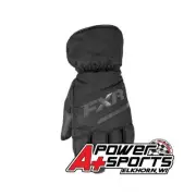FXR Youth Octane Glove - Black Snow Glove - Snowmobile Glove