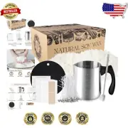 All-in-One DIY Candle Making Supplies - 10LB Soy Wax & Tools for Creativity