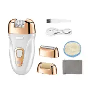 3 In 1 Lady's Epilator Multi-function USB Rechargeable LCD Electric Callus Remover Wet&Dry Unisex Hair Shaver