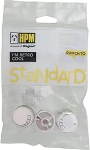 HPM Dimmer Knobs 3-Pieces, White (CDKNOB1WE)