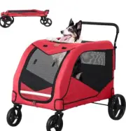 YITAHOME Dog Stroller, Pet Stroller for Large Dogs Up to 176 lbs,