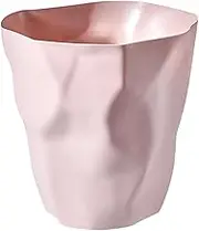 STARTIST Wastebasket Trash Can Durable Minimalist Lidless Dustbin Garbage Can Open Top for Dorm Under Desk Living Room Indoor Bathroom, Pink