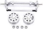 Front Wheel Rims Hub Rust‑Proof Wearproof Sturdy High Strength RC Trailer Truck Wheel Hub
