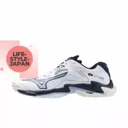 MIZUNO Wave Lightning Z8 V1GA2400 53 White/Navy/Sax Unisex Volleyball 2E Shoes