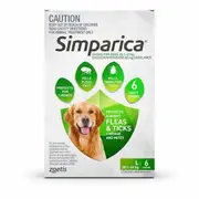 Simparica Flea, Tick & Mite Treatment 20.1-40kg Dog - 6pk
