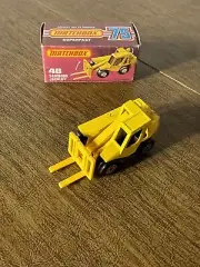 Matchbox 1977 Superfast No.48 Sambron Jacklift in Excellent Condition. With Box.
