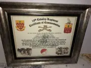 19TH U.S. CAVALRY REGIMENT / COMMEMORATIVE - CERTIFICATE OF COMMENDATION
