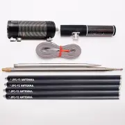 JPC12 Deluxe Shortwave Antenna Portable Multi-Band Antenna Quick Setup Lightweight Design Ideal for Field Stands Busines
