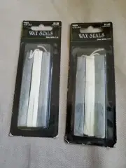 Lot 2 Packages Sealing Wax (white/silver) Total 6 sticks
