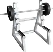 IsMwav Squat Rack Pen Holder Fun for Office Funny Pen Holder for Men Desk Mini Pen Organizer (1 Bar with 4 Weight Plate)