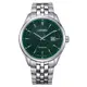 【CITIZEN 星辰】GENTS 光動能時尚紳士腕錶-綠X銀鋼帶41mm(BM7569-89X 藍寶石玻璃鏡面)