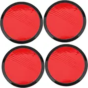 TEHAUX 4Pcs Strong Adhesive Dashboard Pads Round Suction Cup Mounting Disks for Car Navigation Support High Temperature Resistant Compatible with All Car Models