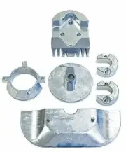 B & S Anodes Alpha One Gen II Outdrive Zinc Anode Kit BSMALPHAGEN2KITZ
