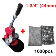 1-3/4" (44mm) DIY Button Maker Machine Badge Press + 1000pcs Button Supplies New