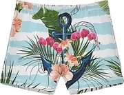 [Caihoyu] Boys Swim Jammer Breathable Swim Suit Quick Dry Beach Shorts