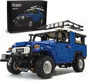 Nifeliz Off-Road Pickup J40 Land Cruiser MOC Technique Building Blocks and Engineering Toy, Adult Collectible Model Cars Kits to Build, 1:12 Scale Truck Model (2101 Pieces)