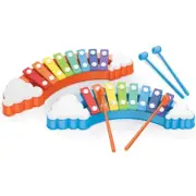 Cloud Shape 8 Tone Kids Wooden Glockenspiel with Mallets Magical Sounds Toy
