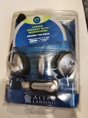 Altec Lansing Monaural Headset Microphone AHS212 32mm 3.5 mm plugs OPENED