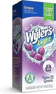 Wyler's Light Pitcher Packs, Water Drink Mix,Grape,6 Pitcher Packets
