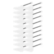 10 Pair Shoe Trees Plastic Shoe Stretchers Transparent Shoe Shaper Wi
