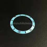 38mm Ceramic Bezel insert Light Sky Blue & Black For Rolex Seiko SKX SRPD