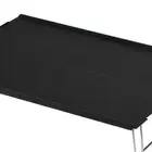 (Black)Outdoor Folding Table Portable Aluminium Alloy Mini Light Picnic Des YM
