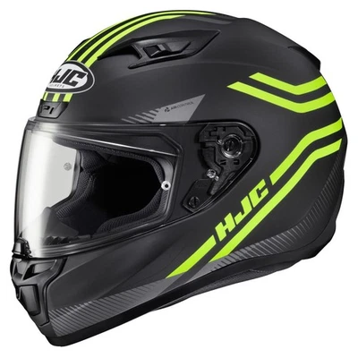 Hjc i10 Strix Helmet (XXX-Large, Semi-Flat Hi-Viz Yellow (MC-3HSF))