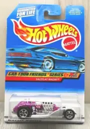 1999 Hot Wheels Car-Toon Friends 1/4 Saltflat Racer Natasha Fatale Purple #985