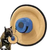 Dog Flying Disc,Canvas Flying Disc Interactive Toys Games - Catch and Fetch Outdoor Games with Snack Bag, Safe on Teeth for Small to Large Breed