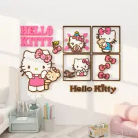 在飛比找蝦皮商城精選優惠-kitty壁貼 Hello Kitty壓克力壁貼 立體壁貼兒