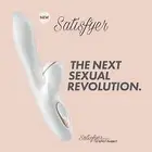 NEW New Satisfyer Pro G-Spot Rabbit White 22 cm USB Rechargeable Rabbit Vibrator