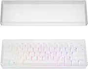 Geekria Premium Acrylic Keyboard Dust Cover for 60% Compact 61 Keys Keyboard Compatible with RK Royal KLUDGE RK61, Razer Huntsman Mini 60% Gaming Keyboard