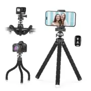 Phone Tripod, Premium Flexible Phone Tripod with Remote and Phone Mount, Mini