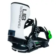 Bent Metal Transfer Black White Lib Tech Mens 2023 Snowboard Bindings