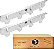316 Stove Gap Covers Stainless Steel — Heat-Resistant Oven Gap Filler Seals Gaps Between Stovetop & Counter — Stove Gap Guards, Kitchen Stove Counter Cover — Easy to Clean Range Trim Kit