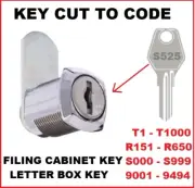 Key Cut To Code Number ELITE BUILT STATEWIDE NAMCO Filing Cabinet Keys
