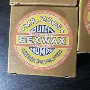 Lot Of 3 Sex Wax QUICK HUMPS SURF BOARD WAX X-Cold To Cold 1x Extreme Soft New!