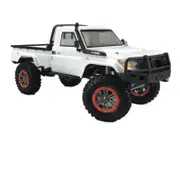 Rc Car Hobby 5CH 2.4Ghz 1/10 4Wd PRO Rock Crawler Land Cruiser Climbing Off Road White