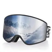 Ski/Snowboard Goggles Parent-child Snow Goggles Over Adult Ski Goggles-silver