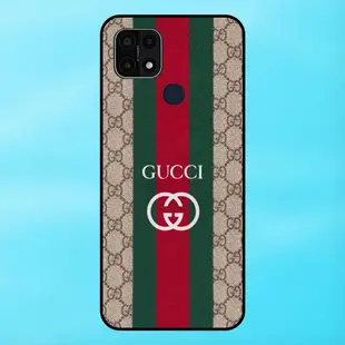 手機殼 Oppo A15、A15s 黑色表圈 Gucci 品牌時尚