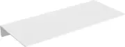 White Floating Shelf for Wall Storage, Metal Wall Shelf for Living Room/Bathroom