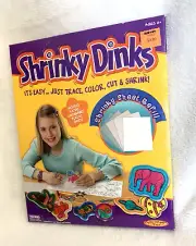 New Shrinky Dinks Sheet Refills 5 (8" x 10") Blank Shrinkable Plastic Sheets