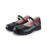 在飛比找momo購物網優惠-【OSOMESHOES 奧森】女童黑皮鞋 真皮皮鞋 學生皮鞋