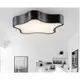 KIPO-創意星星兒童房燈具個性LED吸頂燈簡約現代餐廳房間客廳臥室燈飾-43CM-黑框-單色光_S025D