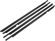4Pcs Weatherstrips Door Belts Seal Weather Strips Compatible with Toyota Compatible with Cruiser 120 Compatible with Prado 2003-2009 Compatible with Lexus GX470 2003-2009 Automotive Seals