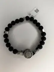Ben Sherman Mens Stainless Steel Bracelet Black NEW