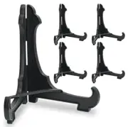 Black Plastic Folding Easels with Adjustable Locking Cross Bar to Change the