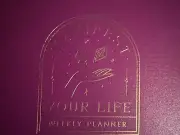 MANIFEST YOUR LIFE Weekly Planner With Stickers 11" x 8"